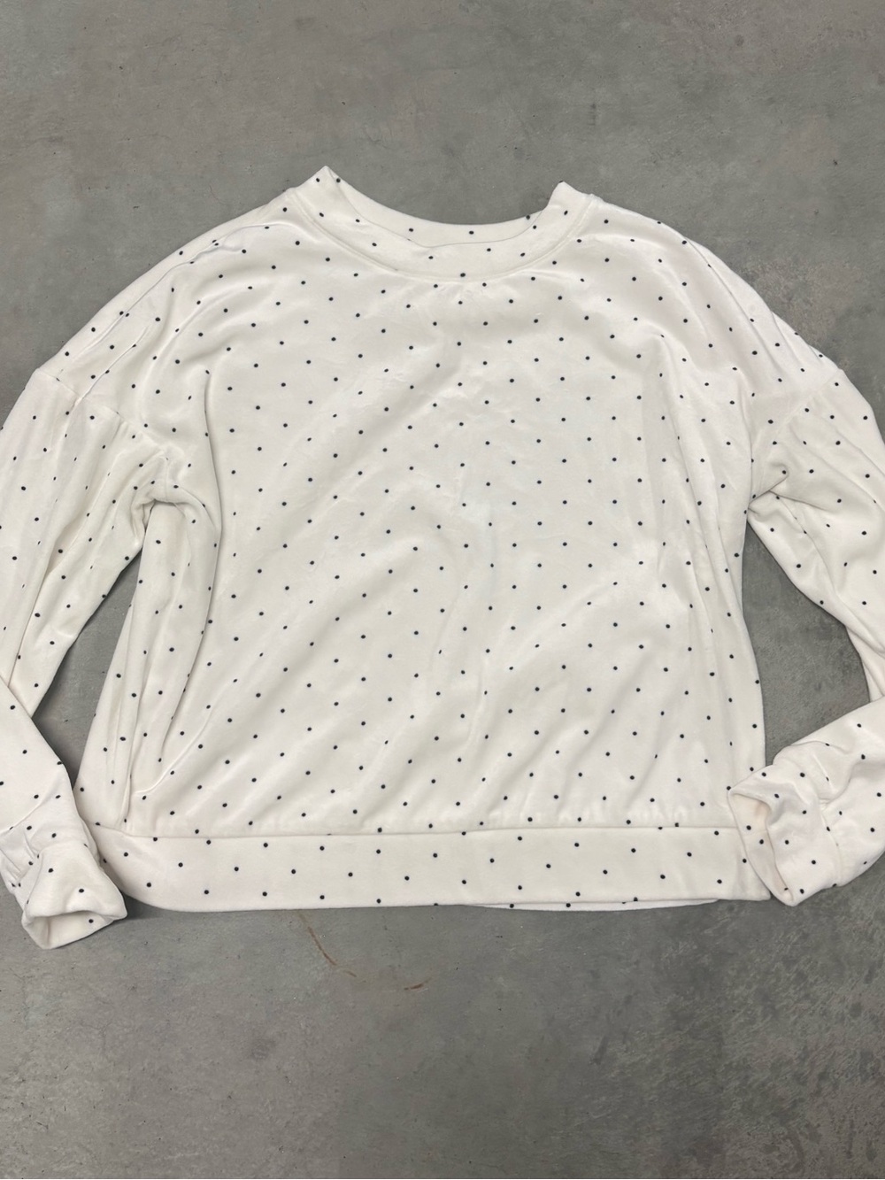 Polka dot pajama long sleeve